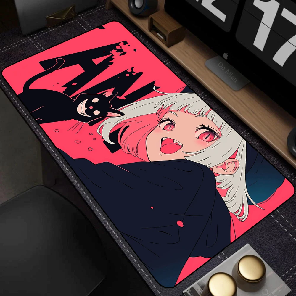 Large Desk Mat Kawaii Mousepad Cute Pink Anime Aesthetics Girl Mouse Pad Kawai XXL Gaming Deskmat Cool Girls Big Mouse Mat 90x40 - Image 19