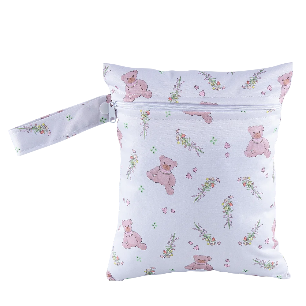 Reusable Waterproof Wet Dry Bag for Baby Cloth Diapers - Multifunction Baby Care Bag, Easy to Clean for Mom’s Daily & Travel Use - Image 15