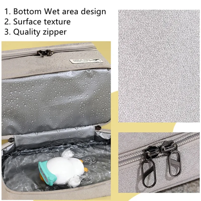 New Dry Wet Hanging Make Up Bag Oxford Travel Organizer Cosmetic Bags women's Necessaries Make Up Case Wash Toiletry Bag - Image 37