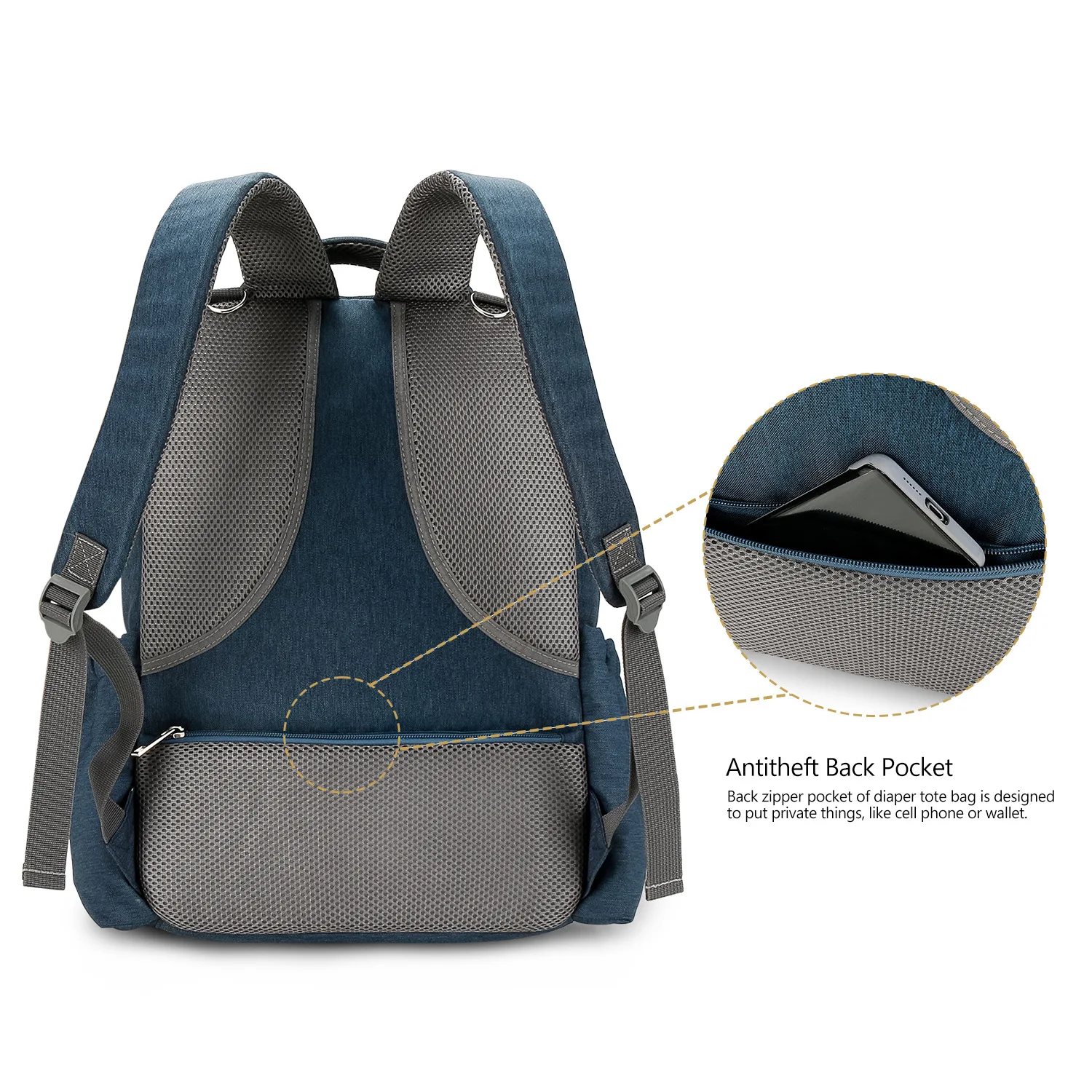 Diaper Bag Backpack,Baby diaper bag, multifunctional water-repellent travel backpack large diaper bag backpack - Image 18