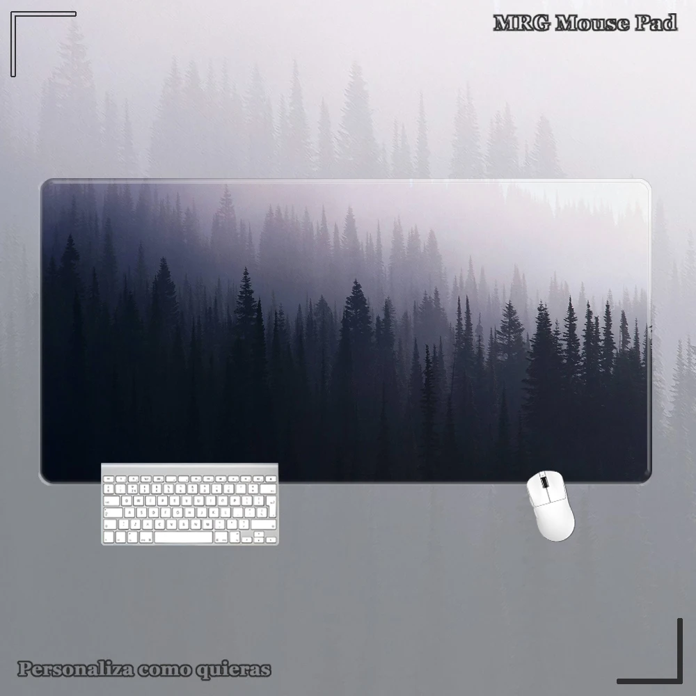 Forest Table mat for work desk Aesthetic desk mat Mouse Gamer mouse mat Mouse mat XXL Keyboard mat Minimalist desk mat Pad - Image 8