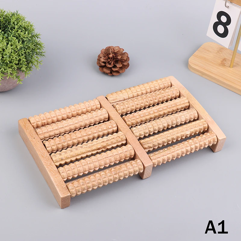 Wooden Foot Massager,5/6/7/8 Row Roller Massager Multi-Point Foot Therapy Rubbing Massage Promote The Circulation Of Blood - Image 7