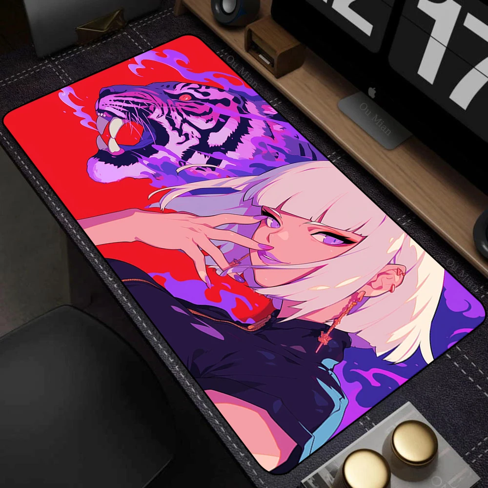 Large Desk Mat Kawaii Mousepad Cute Pink Anime Aesthetics Girl Mouse Pad Kawai XXL Gaming Deskmat Cool Girls Big Mouse Mat 90x40 - Image 11