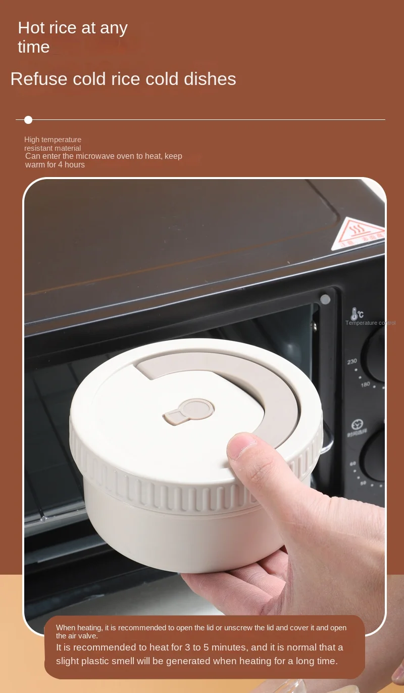 Lunch Box Portable Insulated Lunch Container Set Stackable Bento Stainless Steel Lunch Container - Image 21