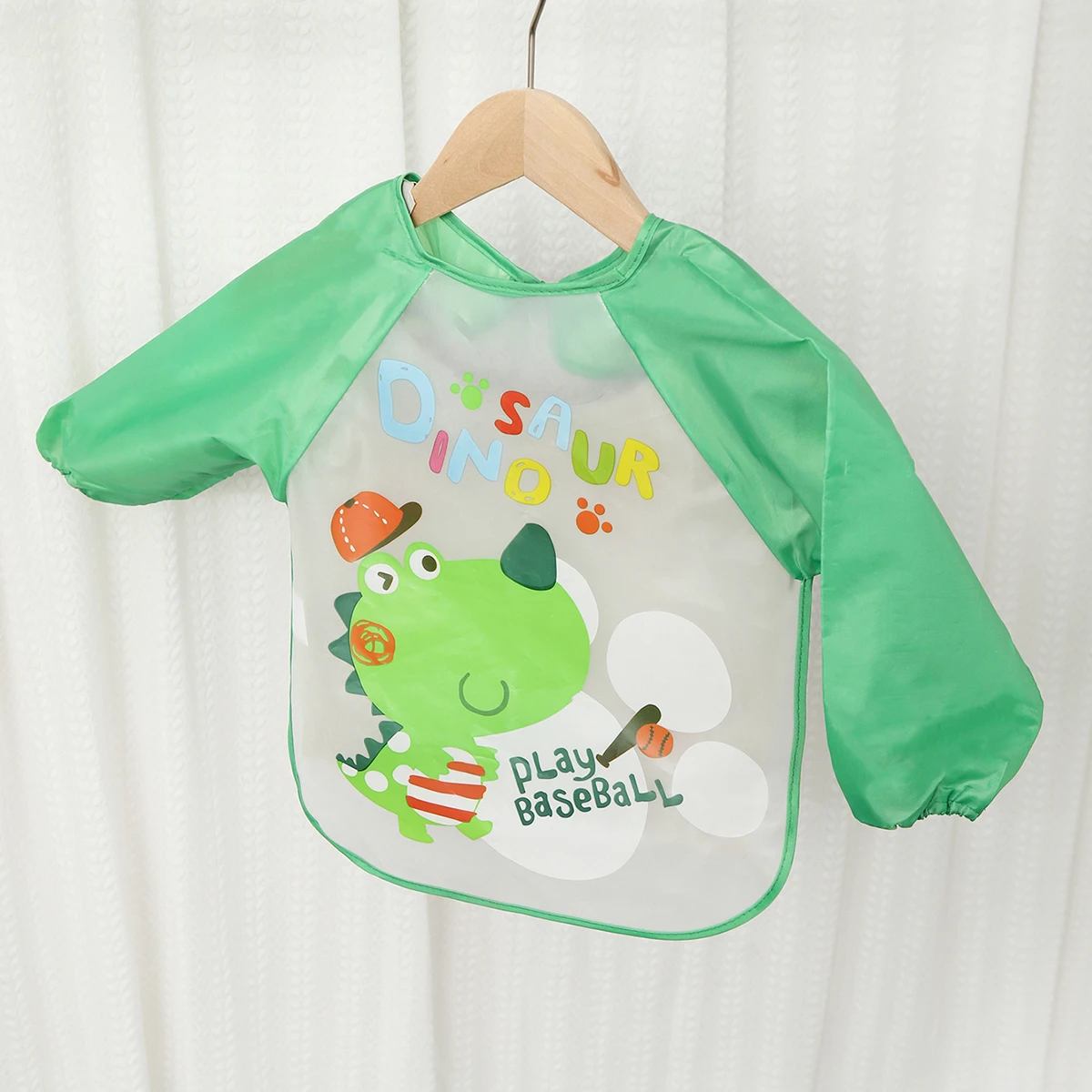 Waterproof Eating Smock Infant Toddler Baby Cartoon Long Sleeve Art Apron Feeding Bib for Boys Girls Soft Baby Bibs Burp Clothes - Image 9