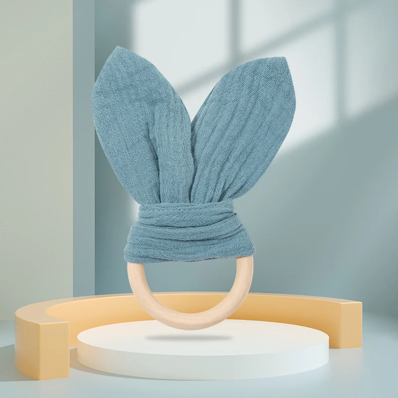 Organic Cotton Baby Nursing Bib Toddlers Burp Cloth For Boys Girls Rabbit Sleeping Dolls Blanket Newborn Soothe Appease Towel - Image 9