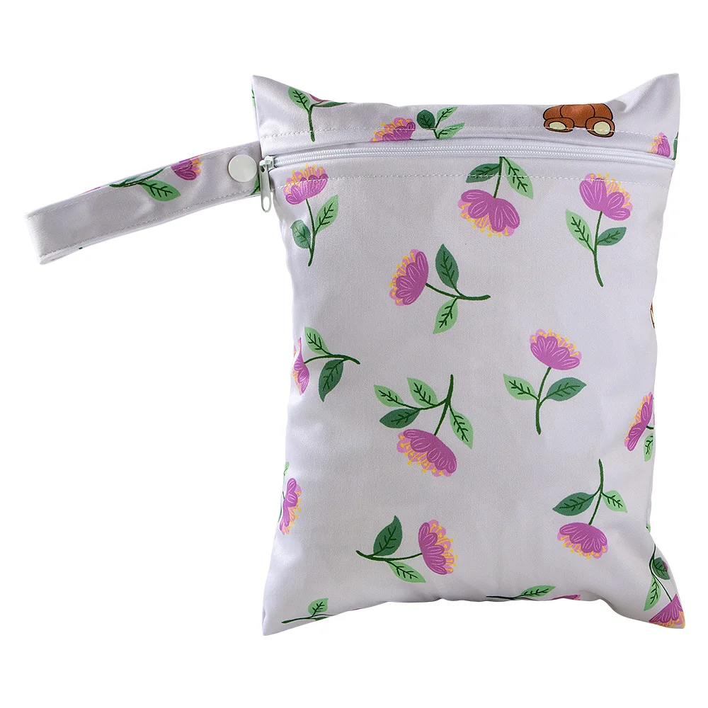 Reusable Waterproof Wet Dry Bag for Baby Cloth Diapers - Multifunction Baby Care Bag, Easy to Clean for Mom’s Daily & Travel Use - Image 14