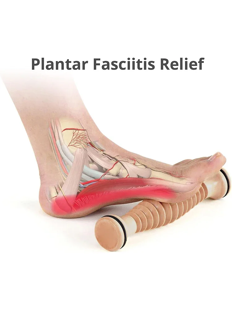 Wooden Massager Body Back Wooden Foot Roller, Foot Massager for Plantar Fasciitis, Stress Relief, Relaxation - Image 10