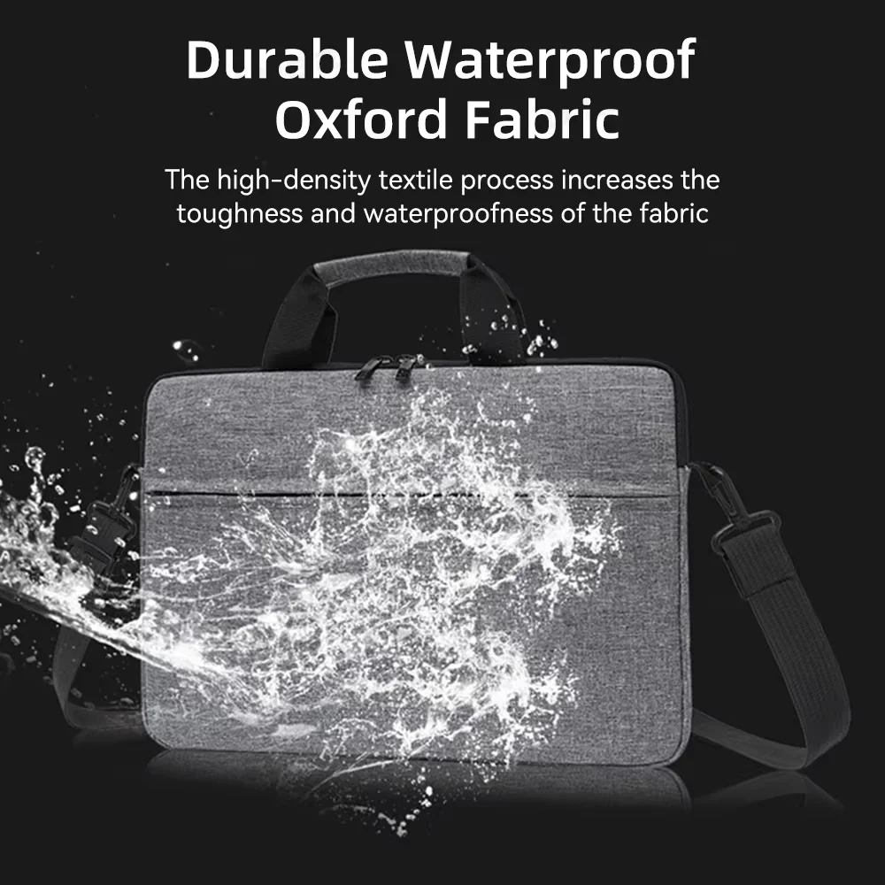 Business Laptop Bag Case Shoulder Tote Bag Notebook Bag Briefcase For 13-15.6-Inch Macbook Air Pro HP Huawei Asus Dell handbag - Image 3