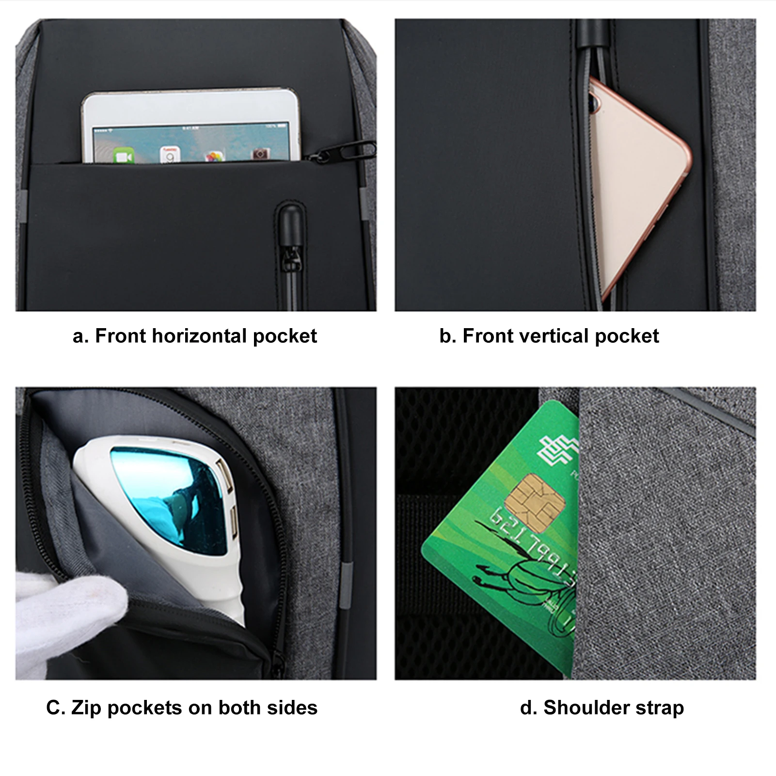 Laptop Backpack For 17 Inch Laptop Bag With USB Port Fashion Waterproof Backpacks One Bag for All Outings, for Men & Women - Image 32