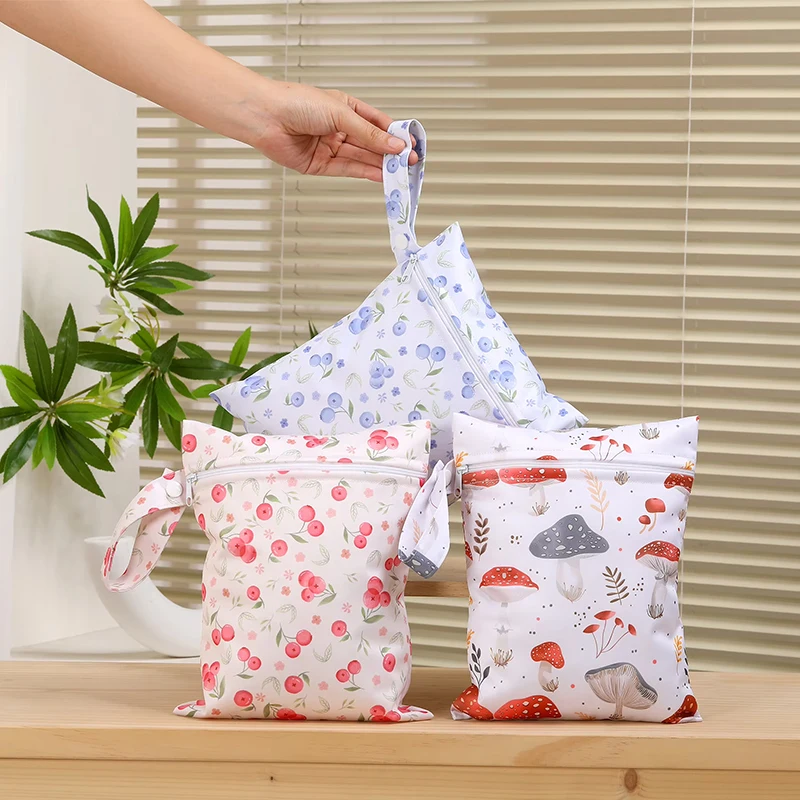 Reusable Waterproof Wet Dry Bag for Baby Cloth Diapers - Multifunction Baby Care Bag, Easy to Clean for Mom’s Daily & Travel Use - Image 45