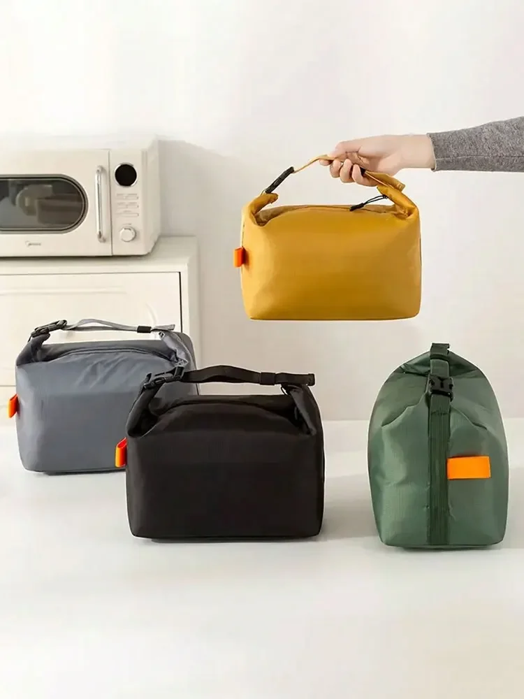 Lunch Bag Insulated Lunch Box, Small Leakproof Cooler Food Lunch Containers Reusable High Capacity Bags for Work, Travel - Image 12