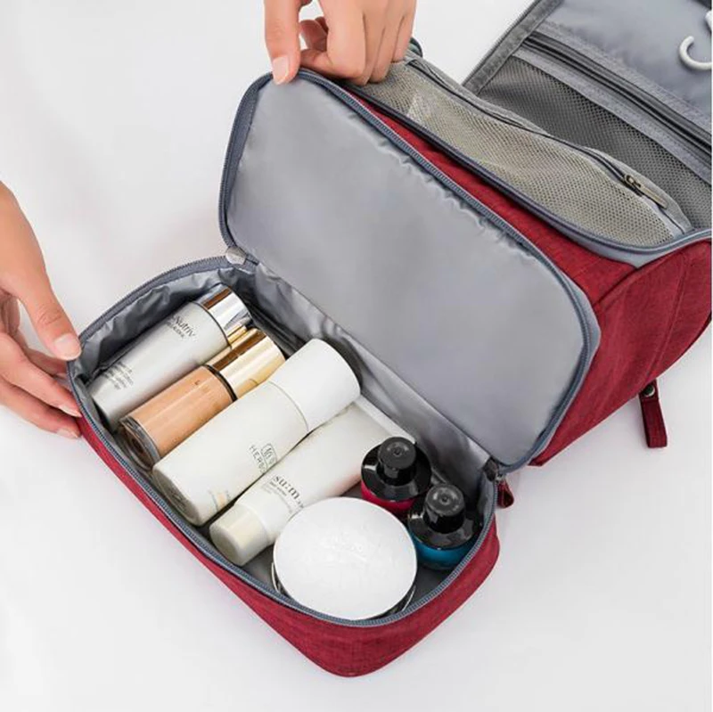 New Dry Wet Hanging Make Up Bag Oxford Travel Organizer Cosmetic Bags women's Necessaries Make Up Case Wash Toiletry Bag - Image 23