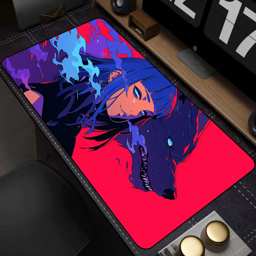 Large Desk Mat Kawaii Mousepad Cute Pink Anime Aesthetics Girl Mouse Pad Kawai XXL Gaming Deskmat Cool Girls Big Mouse Mat 90x40 - Image 10