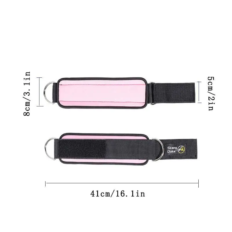 Ankle Strap for Cable Machines and Resistance Bands, Work Out Cuff Attachment for Home & Gym, Glute Workouts - Kickbacks - Image 11