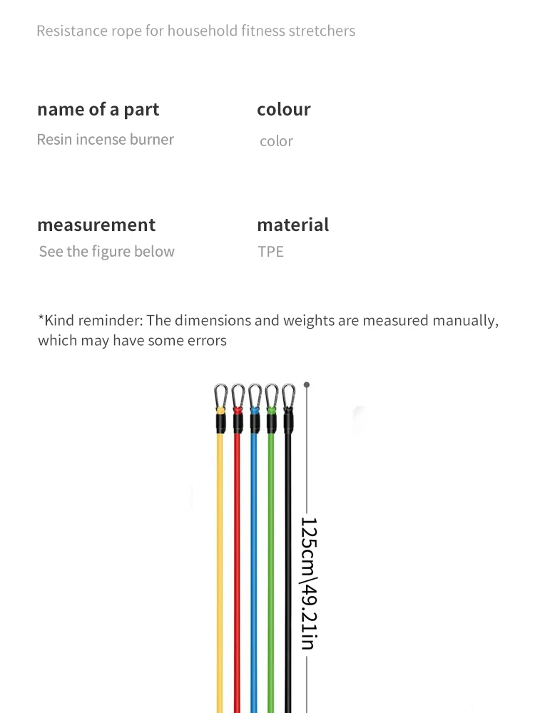 11 Pcs/Set TPE Resistance Band Set Fitness Band Pull Rope Elastic Training Band Handles Carry Bag Legs Ankle Straps - Image 9