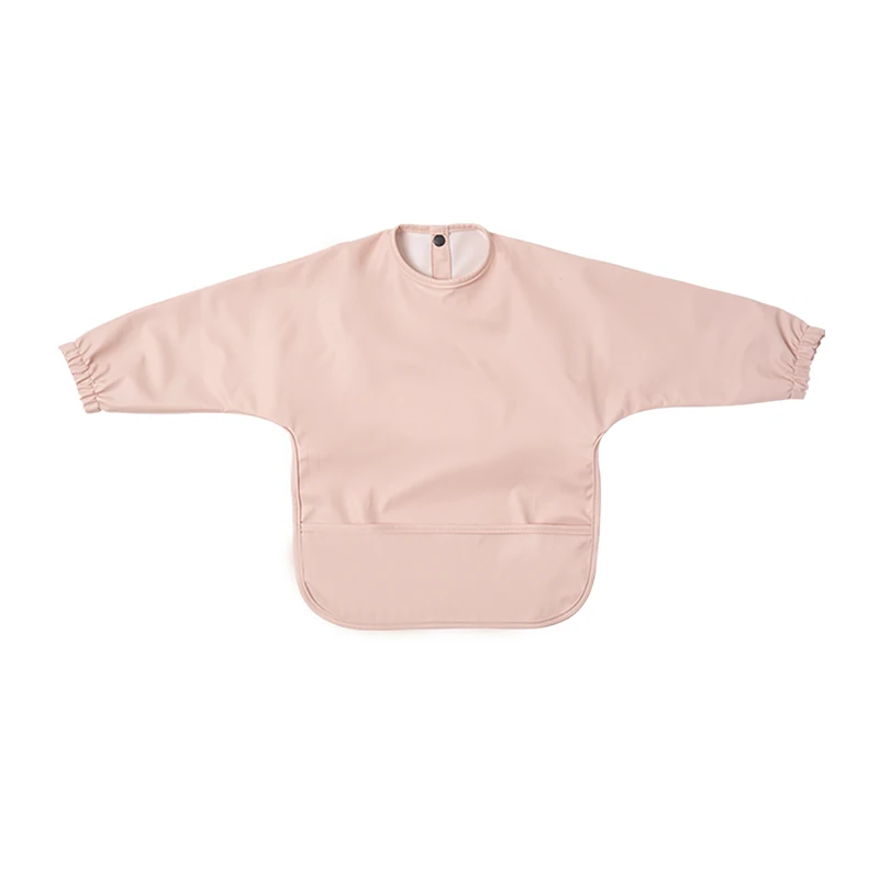 Waterproof Newborn Baby Bibs Children's Painting Smock Bib with Long Sleeves for Boys Girls Easy Clean Feeding Apron Baby Stuff - Image 14