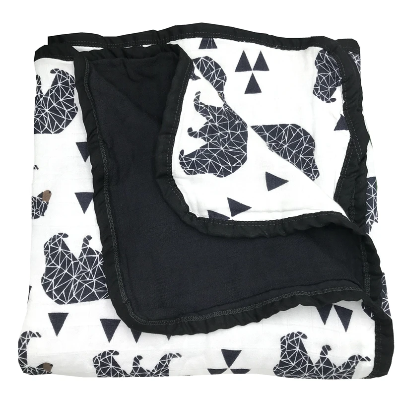 2026 NEW Hot Organic Cotton European Styles Swaddle Blanket Customize Designs - Image 7