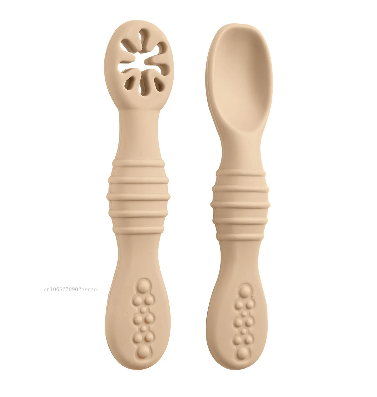 2pcs Baby Learning Spoons Set Baby Silicone Grinding Training Spoon Liquid Food Spoon Fork Utensils Baby Feeding Tableware - Image 22