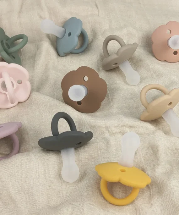 The baby pacifier is super soft, anti-colic, and the pacifier with round head is super soft, imitating breast milk, and the newb