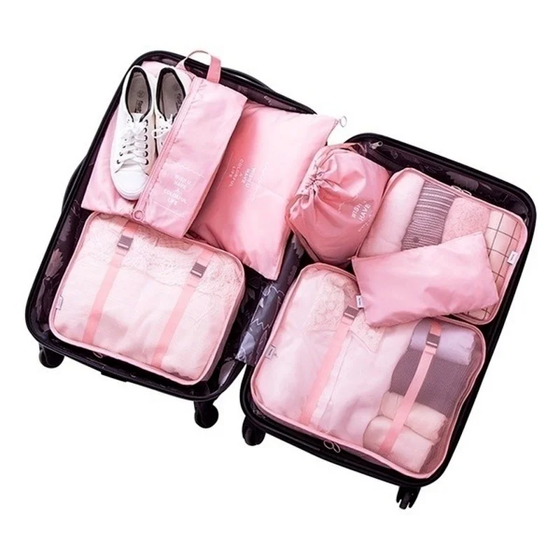 8PCS/Set Organizer Bags for Travel Organizer Bags Accessories Luggage Suitcase Organizer Waterproof Wash Bag Clothes Storage - Image 5
