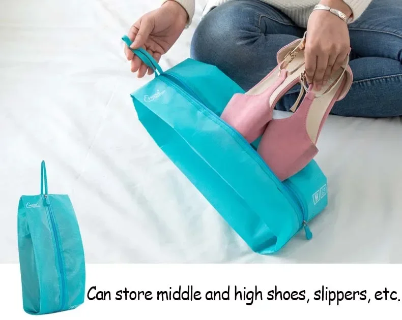 7/6 Pieces Set Travel Organizer Storage Bags Suitcase Portable Luggage Organizer Clothes Shoe Tidy Pouch Packing Storage Cases - Image 20