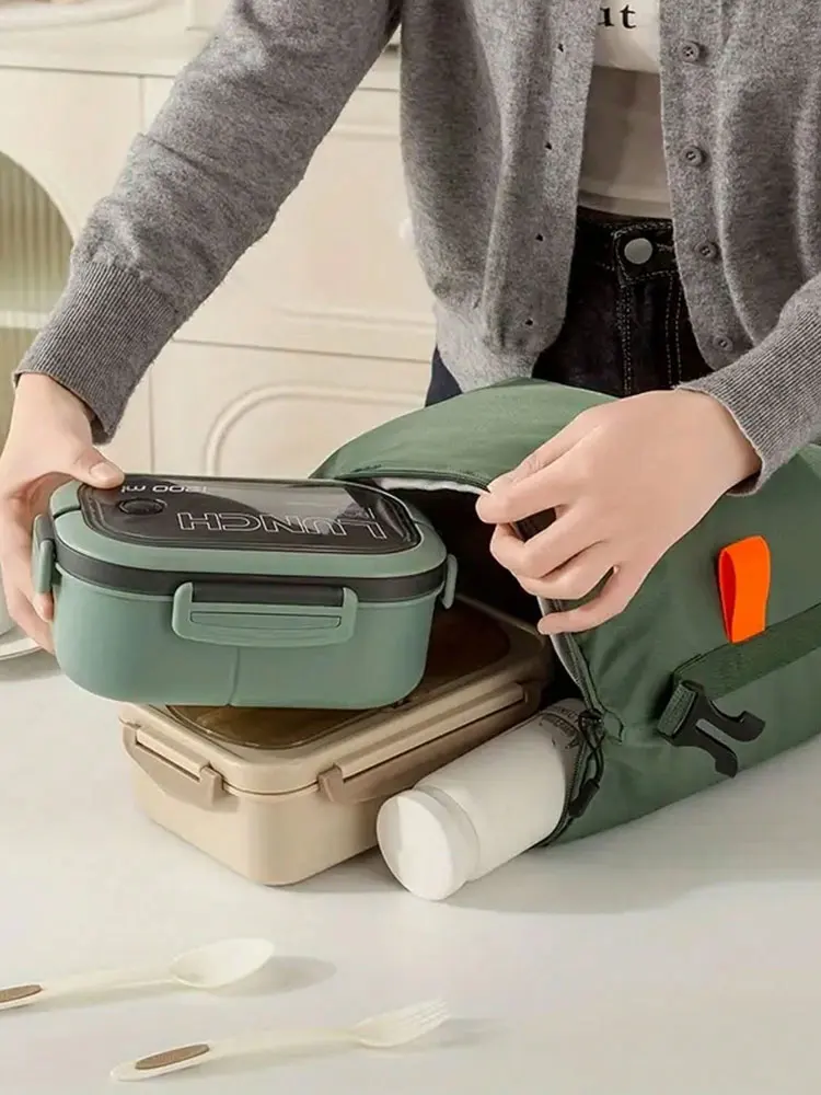 Lunch Bag Insulated Lunch Box, Small Leakproof Cooler Food Lunch Containers Reusable High Capacity Bags for Work, Travel - Image 18