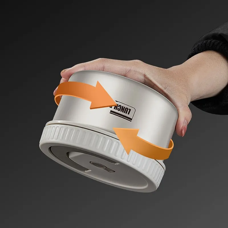 Lunch Box Portable Insulated Lunch Container Set Stackable Bento Stainless Steel Lunch Container - Image 4