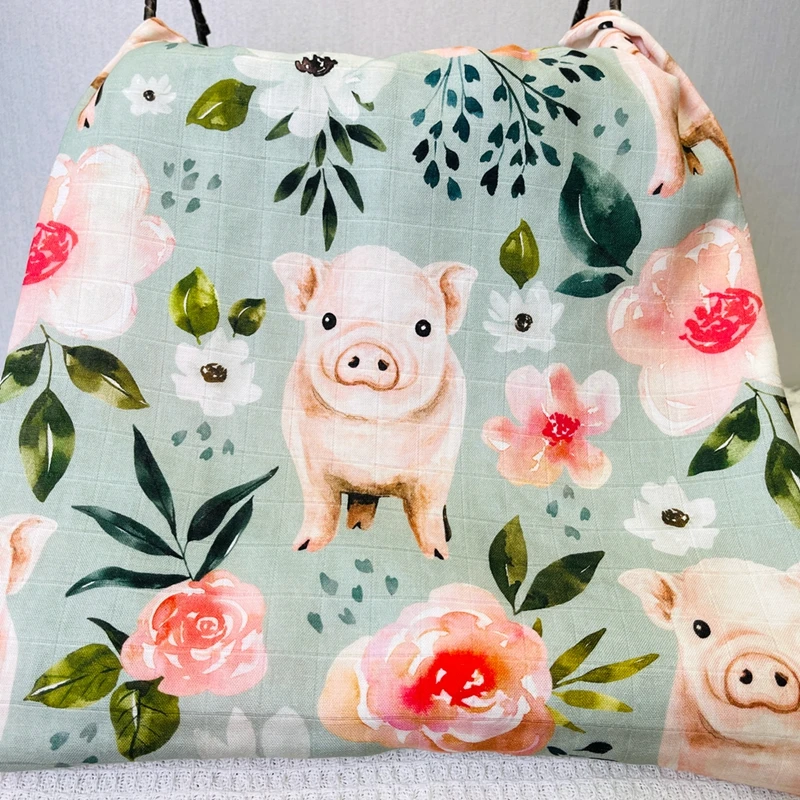 2026 NEW Hot Organic Cotton European Styles Swaddle Blanket Customize Designs - Image 3