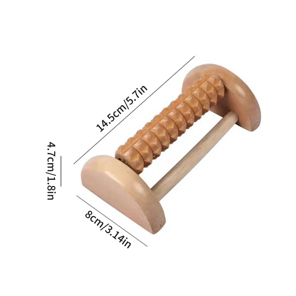 Wooden Massager Body Back Wooden Foot Roller, Foot Massager for Plantar Fasciitis, Stress Relief, Relaxation - Image 6
