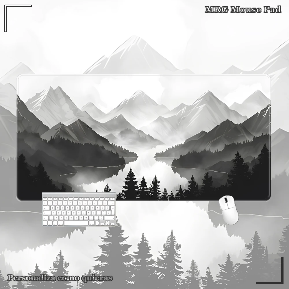 Forest Table mat for work desk Aesthetic desk mat Mouse Gamer mouse mat Mouse mat XXL Keyboard mat Minimalist desk mat Pad - Image 7