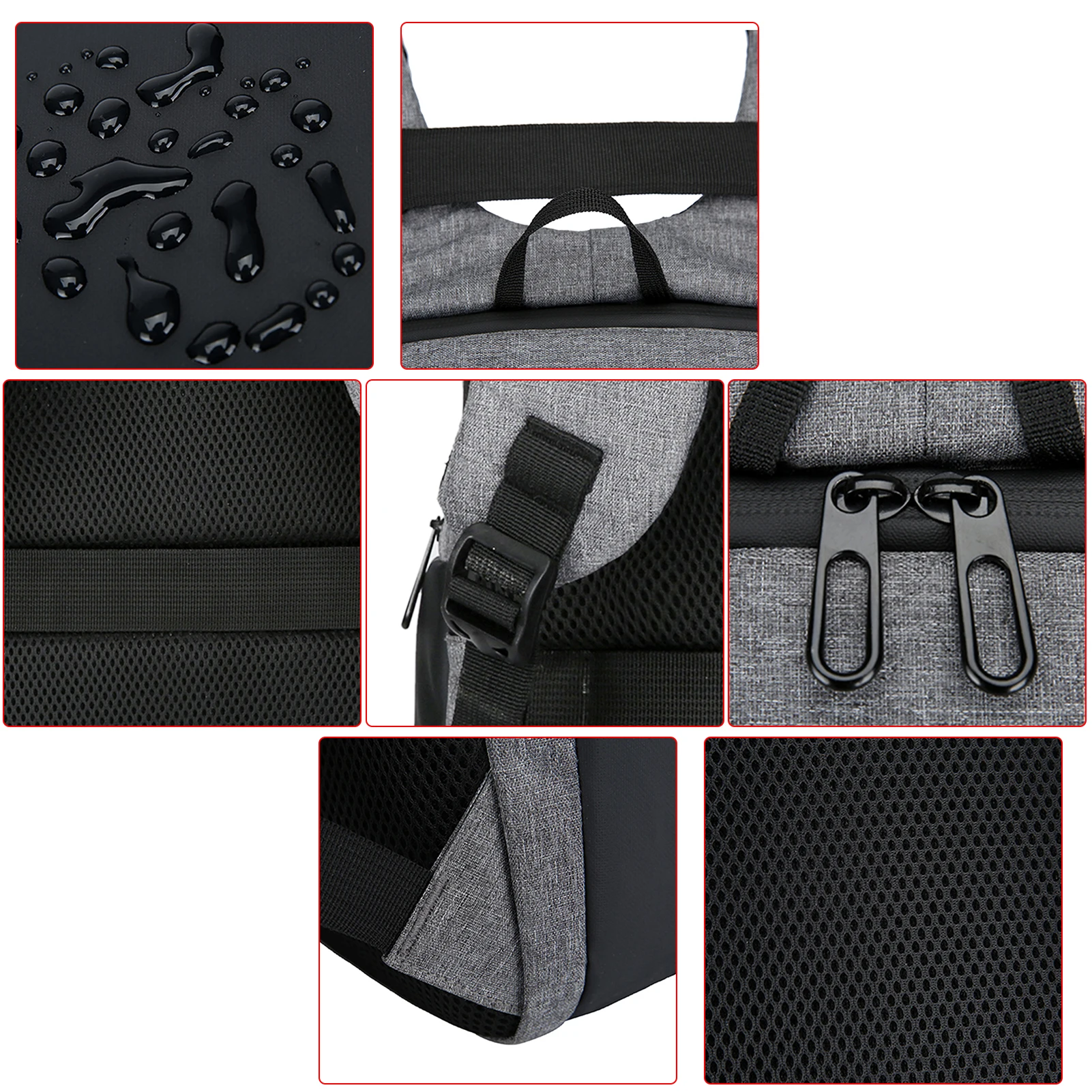 Laptop Backpack For 17 Inch Laptop Bag With USB Port Fashion Waterproof Backpacks One Bag for All Outings, for Men & Women - Image 6