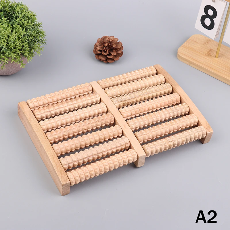 Wooden Foot Massager,5/6/7/8 Row Roller Massager Multi-Point Foot Therapy Rubbing Massage Promote The Circulation Of Blood - Image 11