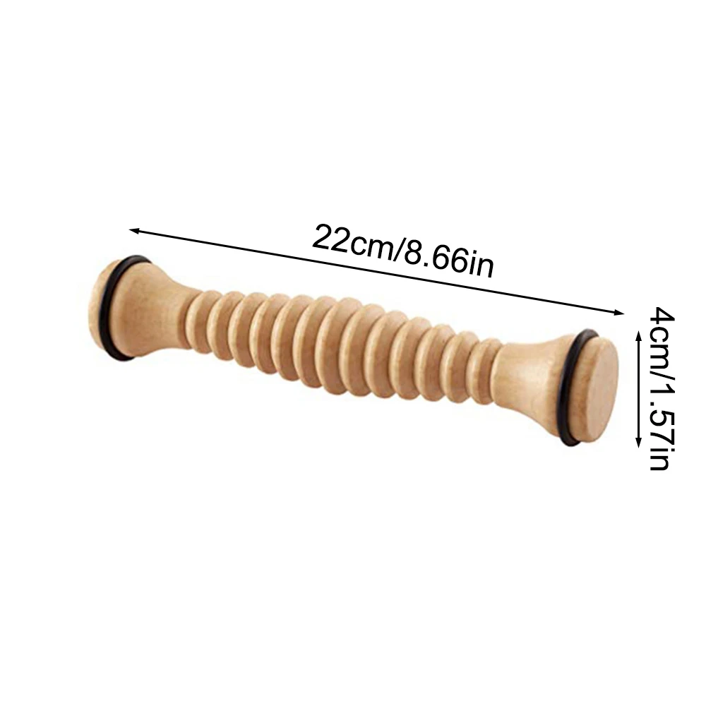 Wooden Massager Body Back Wooden Foot Roller, Foot Massager for Plantar Fasciitis, Stress Relief, Relaxation - Image 5