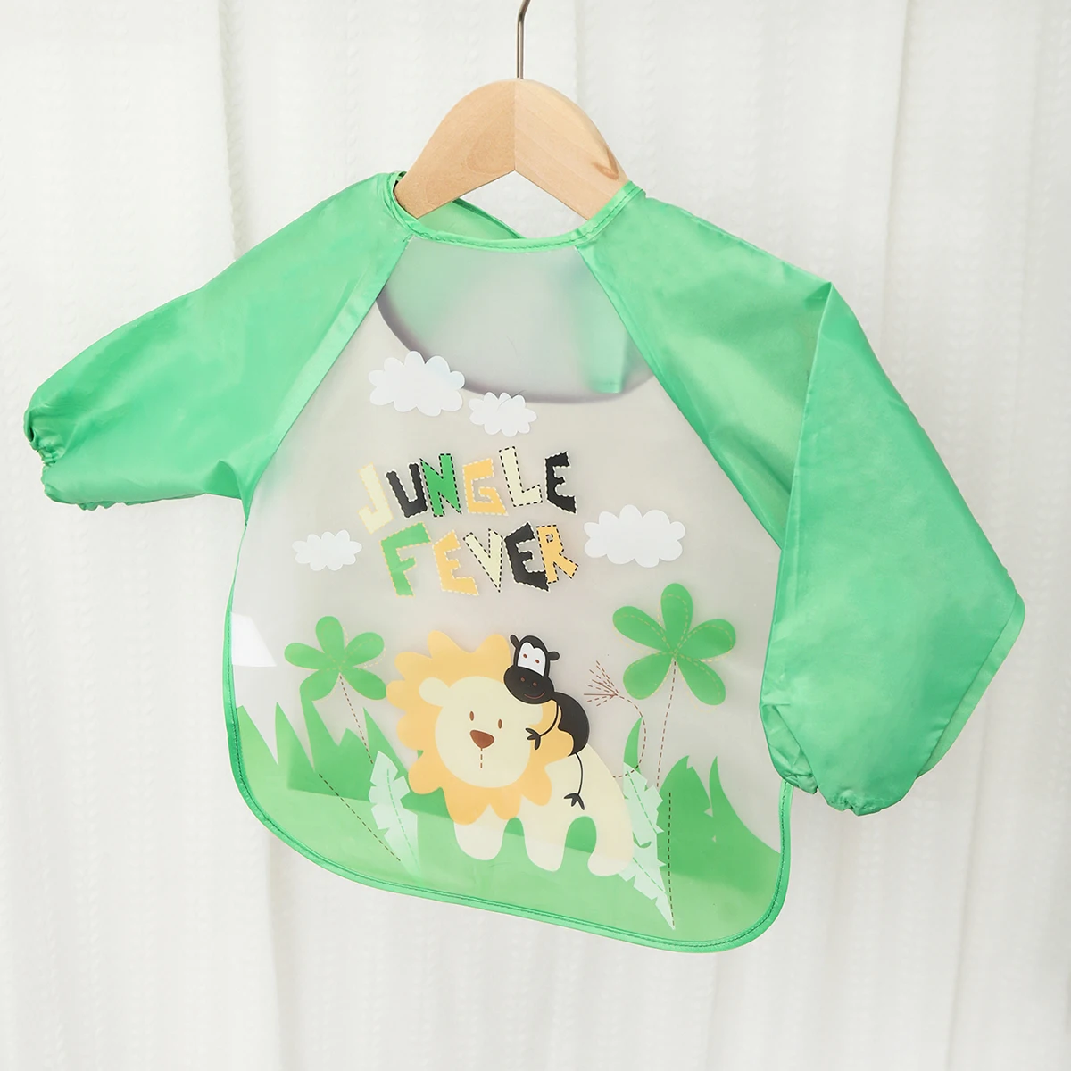 Waterproof Eating Smock Infant Toddler Baby Cartoon Long Sleeve Art Apron Feeding Bib for Boys Girls Soft Baby Bibs Burp Clothes - Image 6