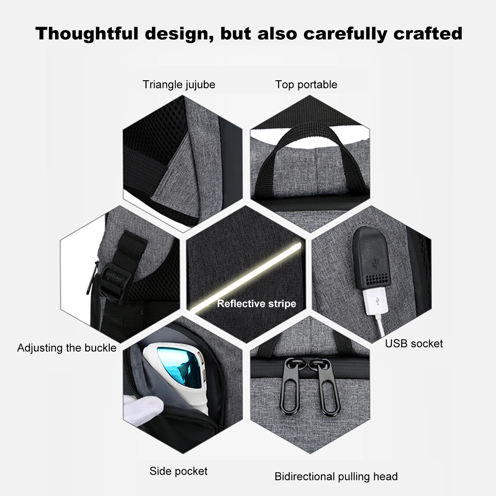 Laptop Backpack For 17 Inch Laptop Bag With USB Port Fashion Waterproof Backpacks One Bag for All Outings, for Men & Women - Image 29