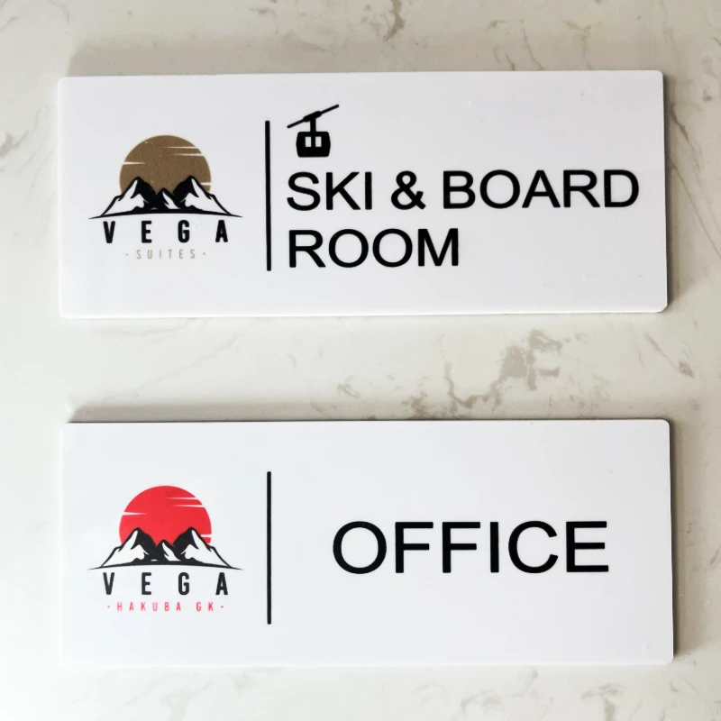 Modern Acrylic Door Plate Customize Company Logo Vivid UV Printing Office Name House Number Address Letter for Mail Box Hotel - Image 4