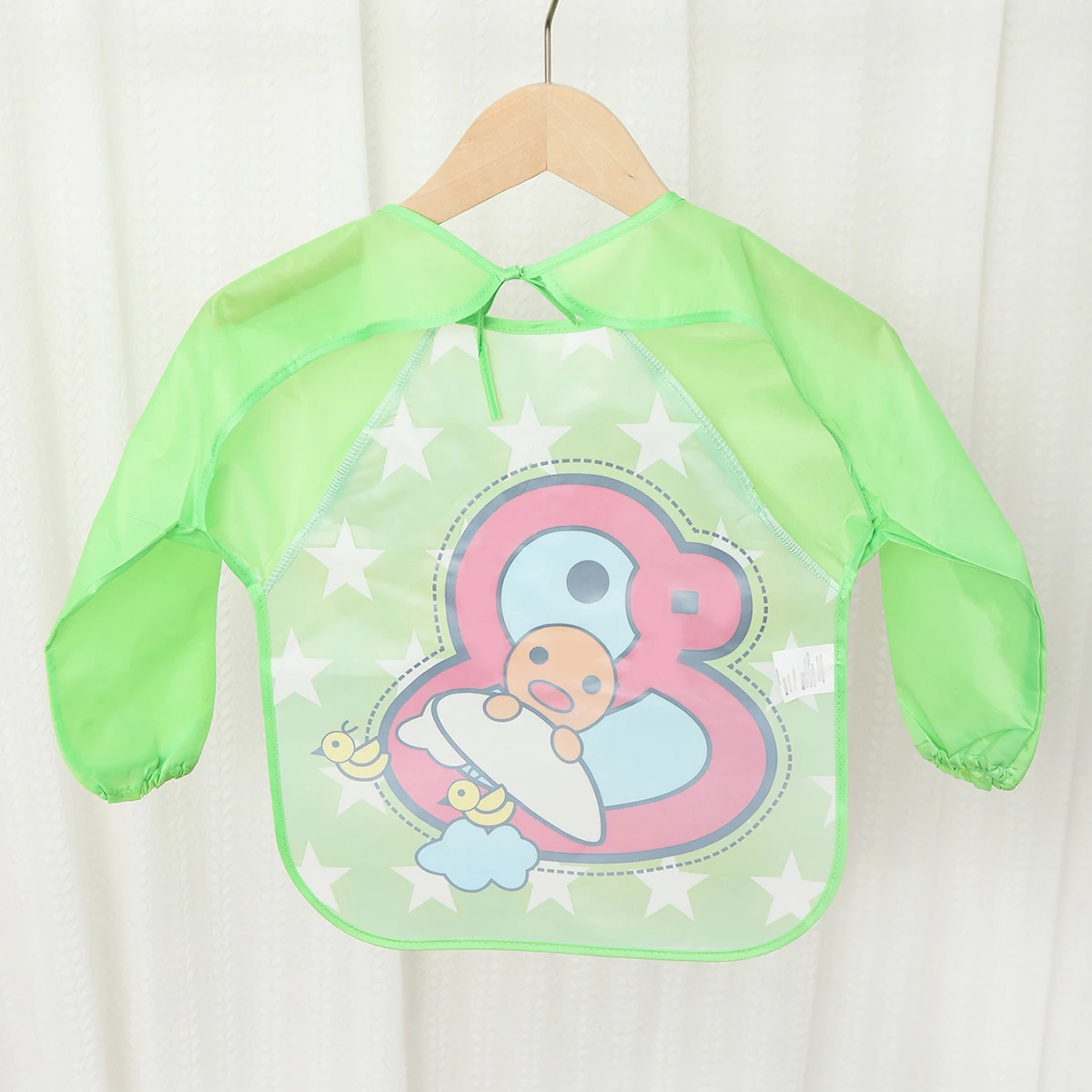Waterproof Eating Smock Infant Toddler Baby Cartoon Long Sleeve Art Apron Feeding Bib for Boys Girls Soft Baby Bibs Burp Clothes - Image 4