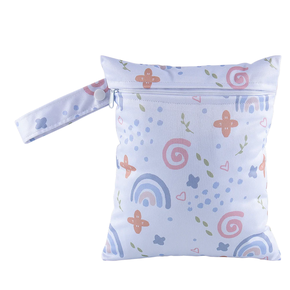 Reusable Waterproof Wet Dry Bag for Baby Cloth Diapers - Multifunction Baby Care Bag, Easy to Clean for Mom’s Daily & Travel Use - Image 28