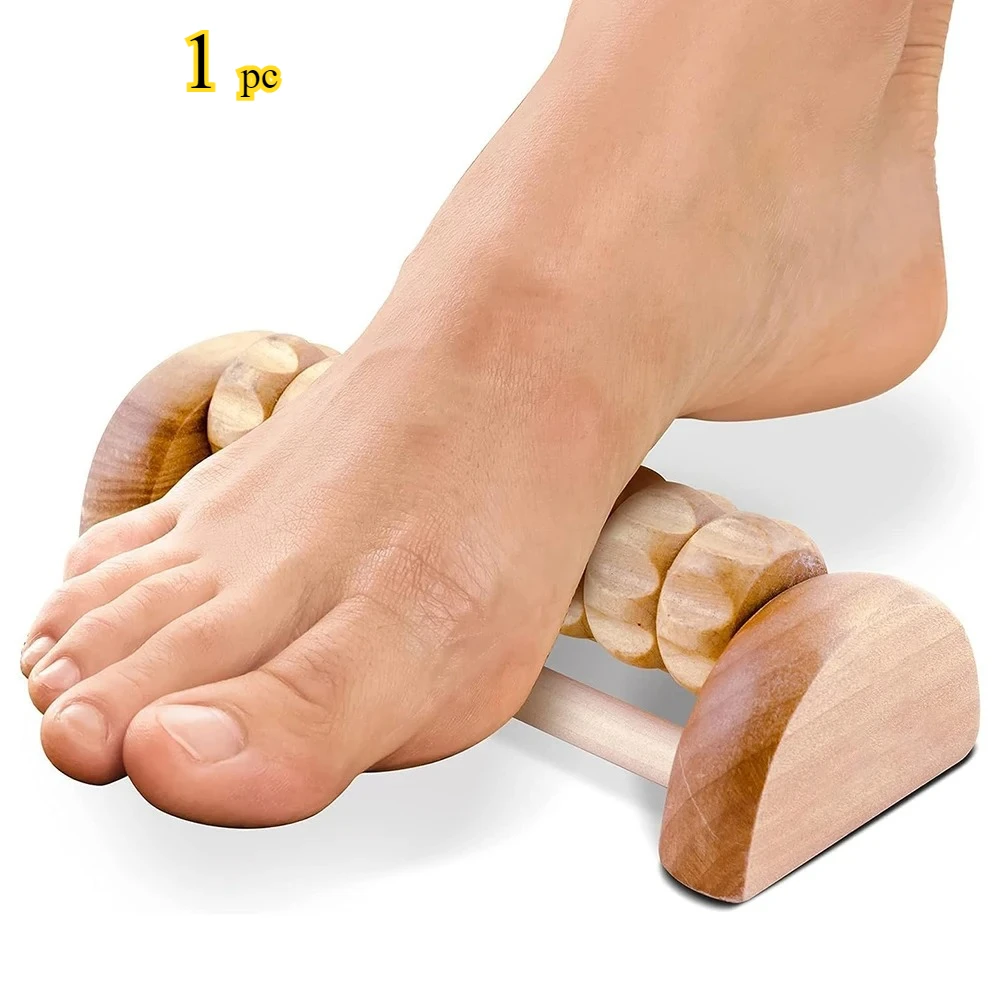 Wooden Massager Body Back Wooden Foot Roller, Foot Massager for Plantar Fasciitis, Stress Relief, Relaxation - Image 7