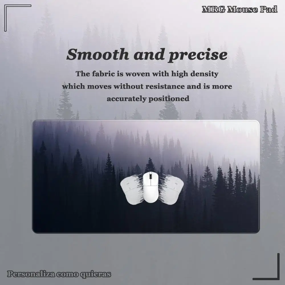 Forest Table mat for work desk Aesthetic desk mat Mouse Gamer mouse mat Mouse mat XXL Keyboard mat Minimalist desk mat Pad - Image 3