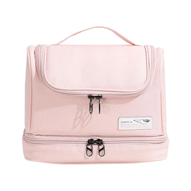 New Dry Wet Hanging Make Up Bag Oxford Travel Organizer Cosmetic Bags women's Necessaries Make Up Case Wash Toiletry Bag - Image 9