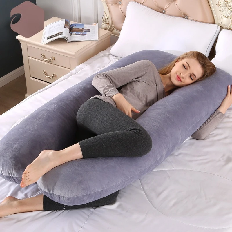 Cotton Pregnant Pillow U Shape Pillow for Pregnant Women Breastfeeding Cushion Maternity Sleeping Waist Pillow Pregnancy Cushion - Image 7
