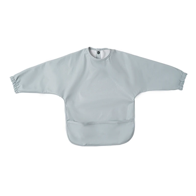 Waterproof Newborn Baby Bibs Children's Painting Smock Bib with Long Sleeves for Boys Girls Easy Clean Feeding Apron Baby Stuff - Image 19