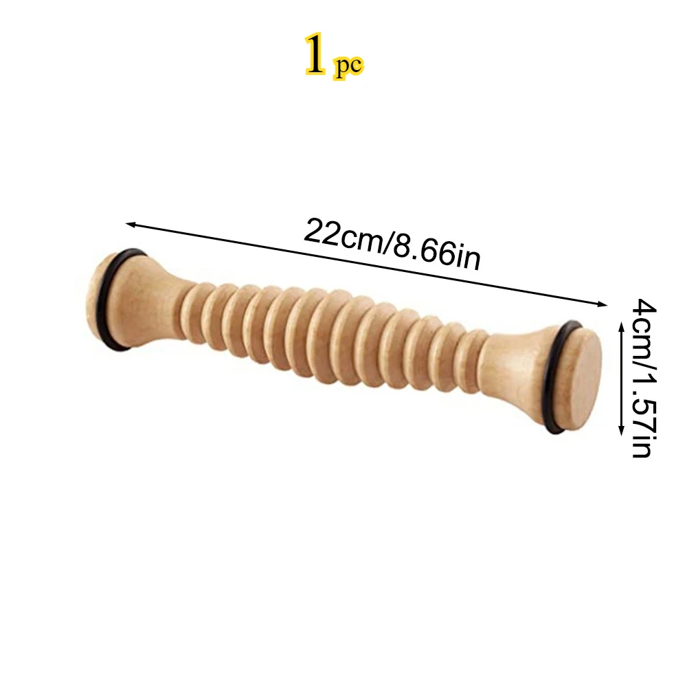 Wooden Massager Body Back Wooden Foot Roller, Foot Massager for Plantar Fasciitis, Stress Relief, Relaxation - Image 8
