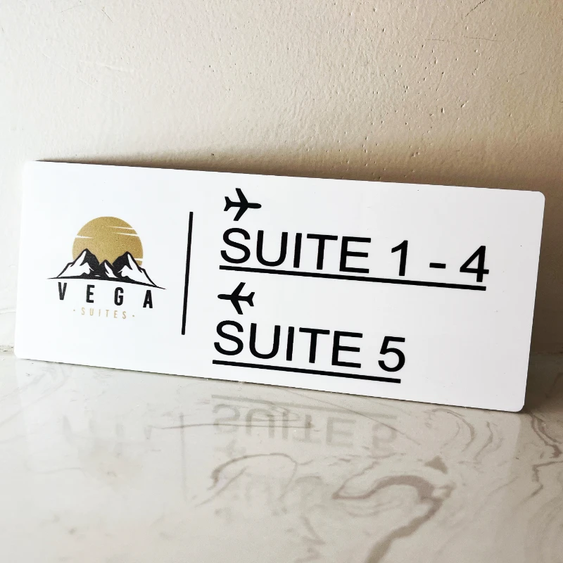 Modern Acrylic Door Plate Customize Company Logo Vivid UV Printing Office Name House Number Address Letter for Mail Box Hotel - Image 6