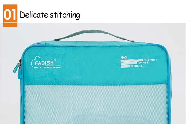 7/6 Pieces Set Travel Organizer Storage Bags Suitcase Portable Luggage Organizer Clothes Shoe Tidy Pouch Packing Storage Cases - Image 21