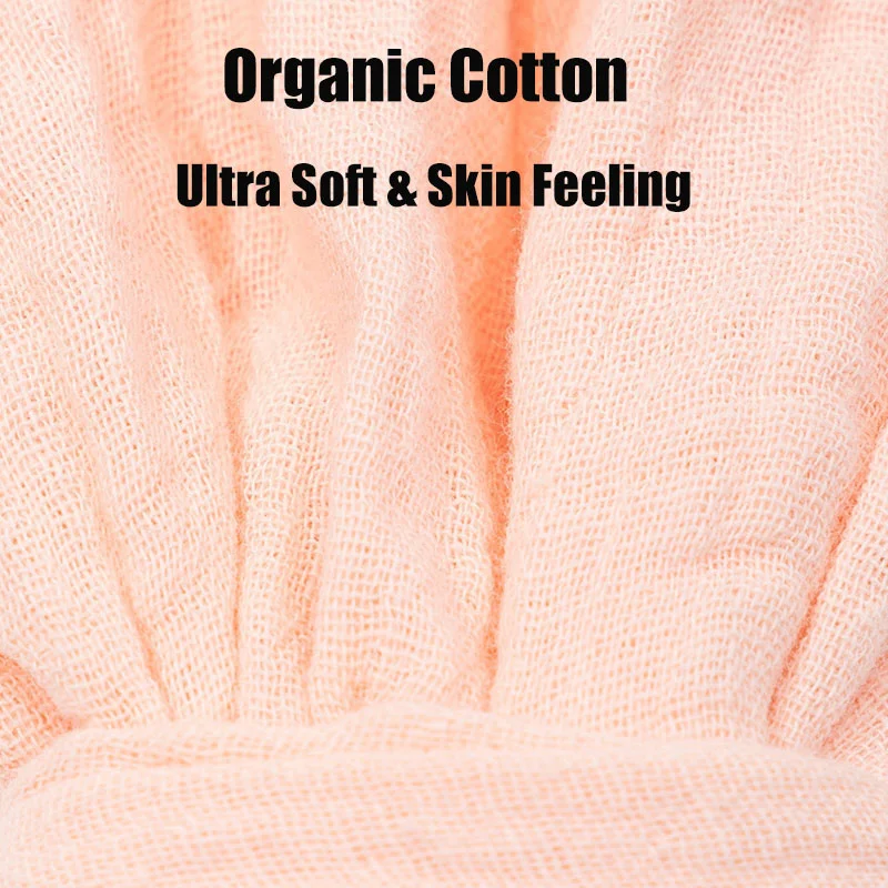 Organic Cotton Baby Nursing Bib Toddlers Burp Cloth For Boys Girls Rabbit Sleeping Dolls Blanket Newborn Soothe Appease Towel - Image 5