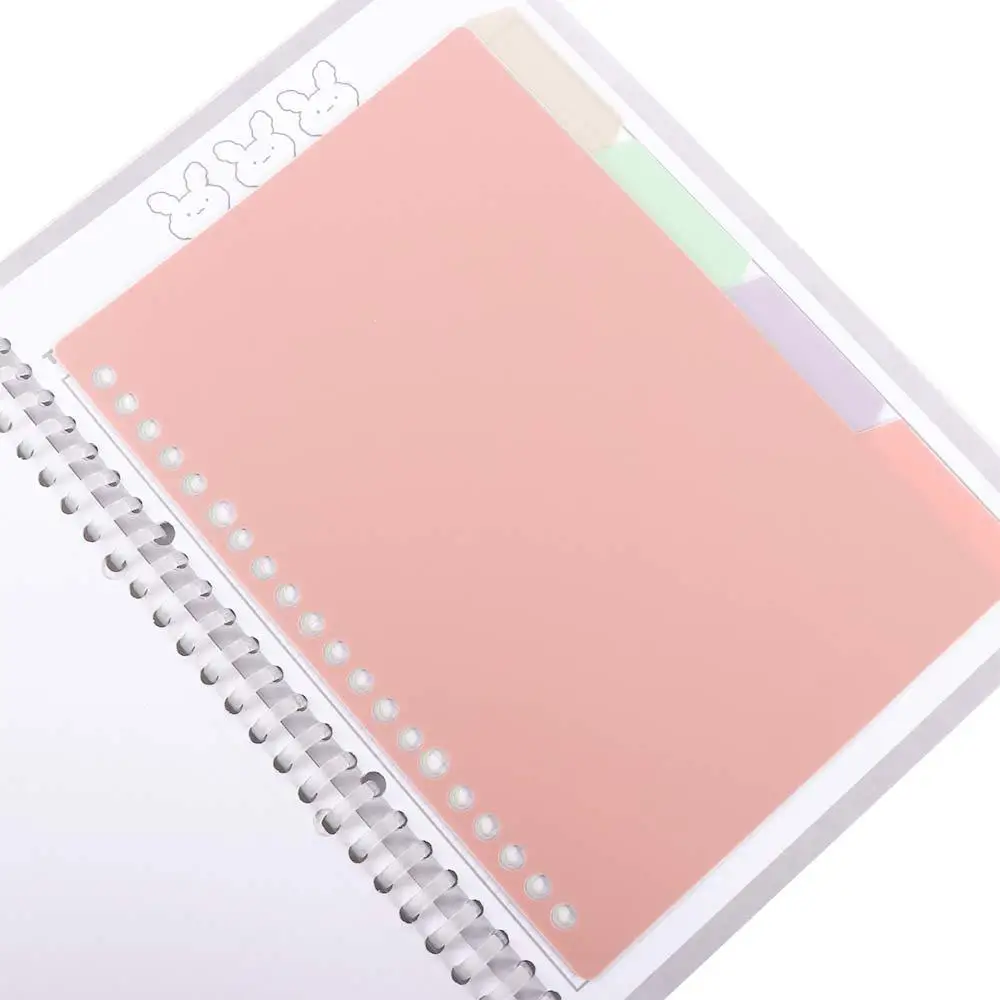 4Pcs/Set B5 A5 A4 Binder Index Dividers Index Page for Loose-leaf Scrapbook Coil Book Notebook Separator Page Office Supplies - Image 10