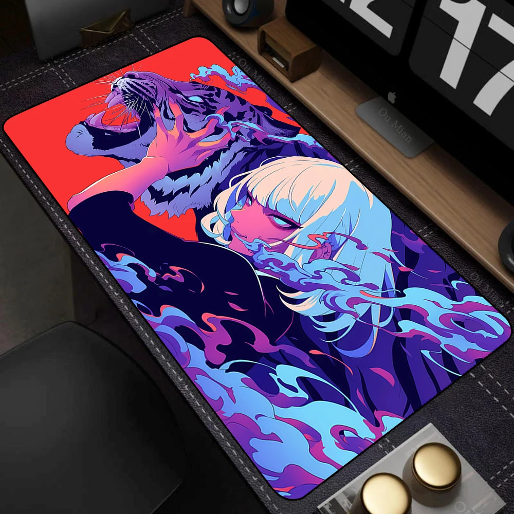 Large Desk Mat Kawaii Mousepad Cute Pink Anime Aesthetics Girl Mouse Pad Kawai XXL Gaming Deskmat Cool Girls Big Mouse Mat 90x40 - Image 7